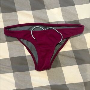 Jolyn Clothing Deep Red Bikini Bottom